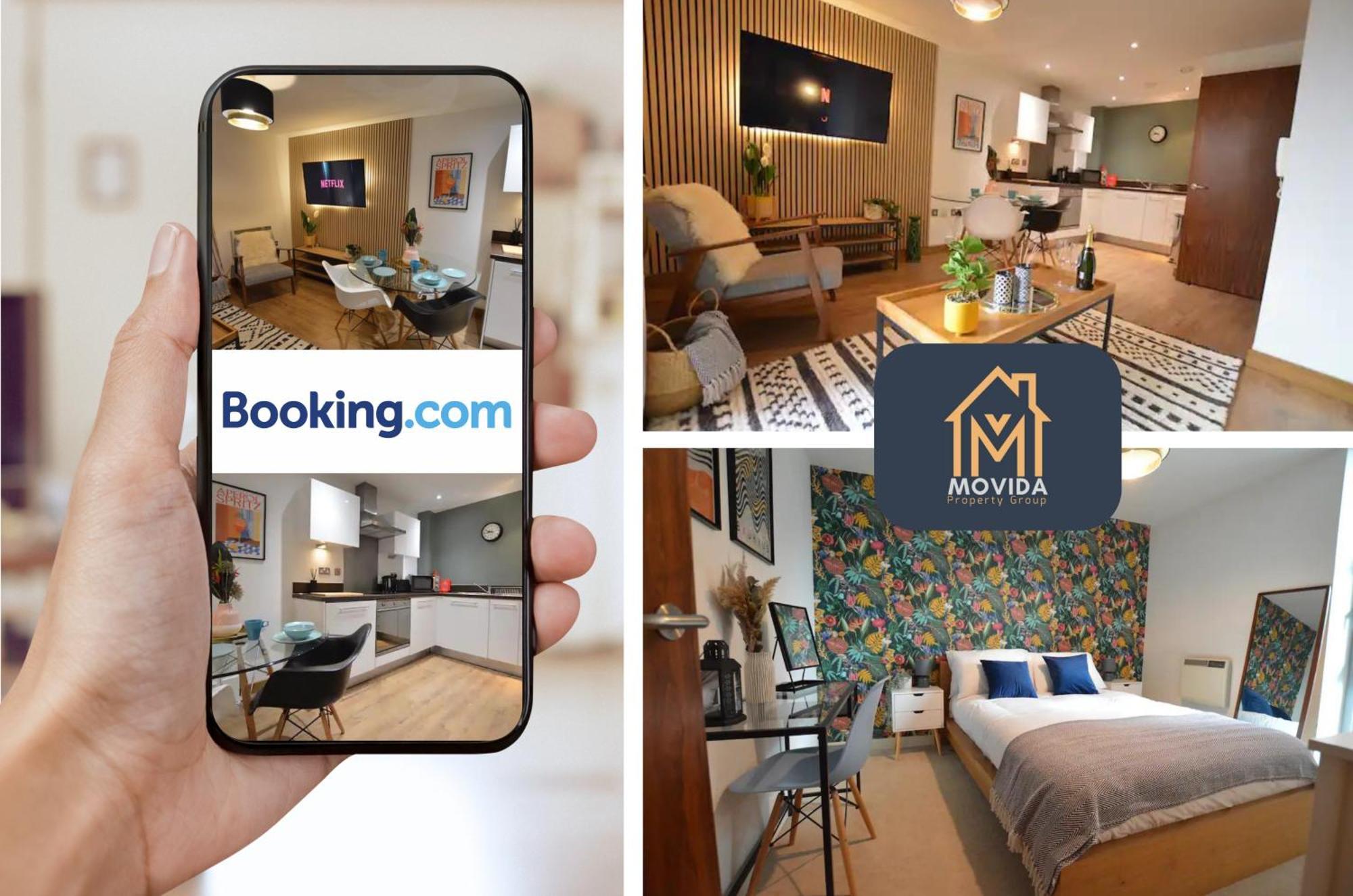 Lgi Stunning 1 Bedroom Apartment By Movida Property Group Short Lets & Serviced Accommodation Leeds  Eksteriør billede