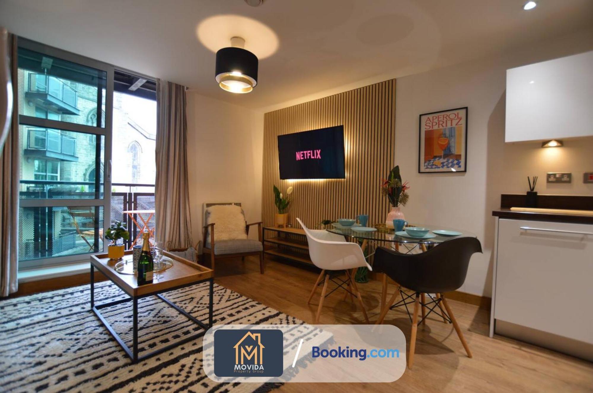 Lgi Stunning 1 Bedroom Apartment By Movida Property Group Short Lets & Serviced Accommodation Leeds  Eksteriør billede