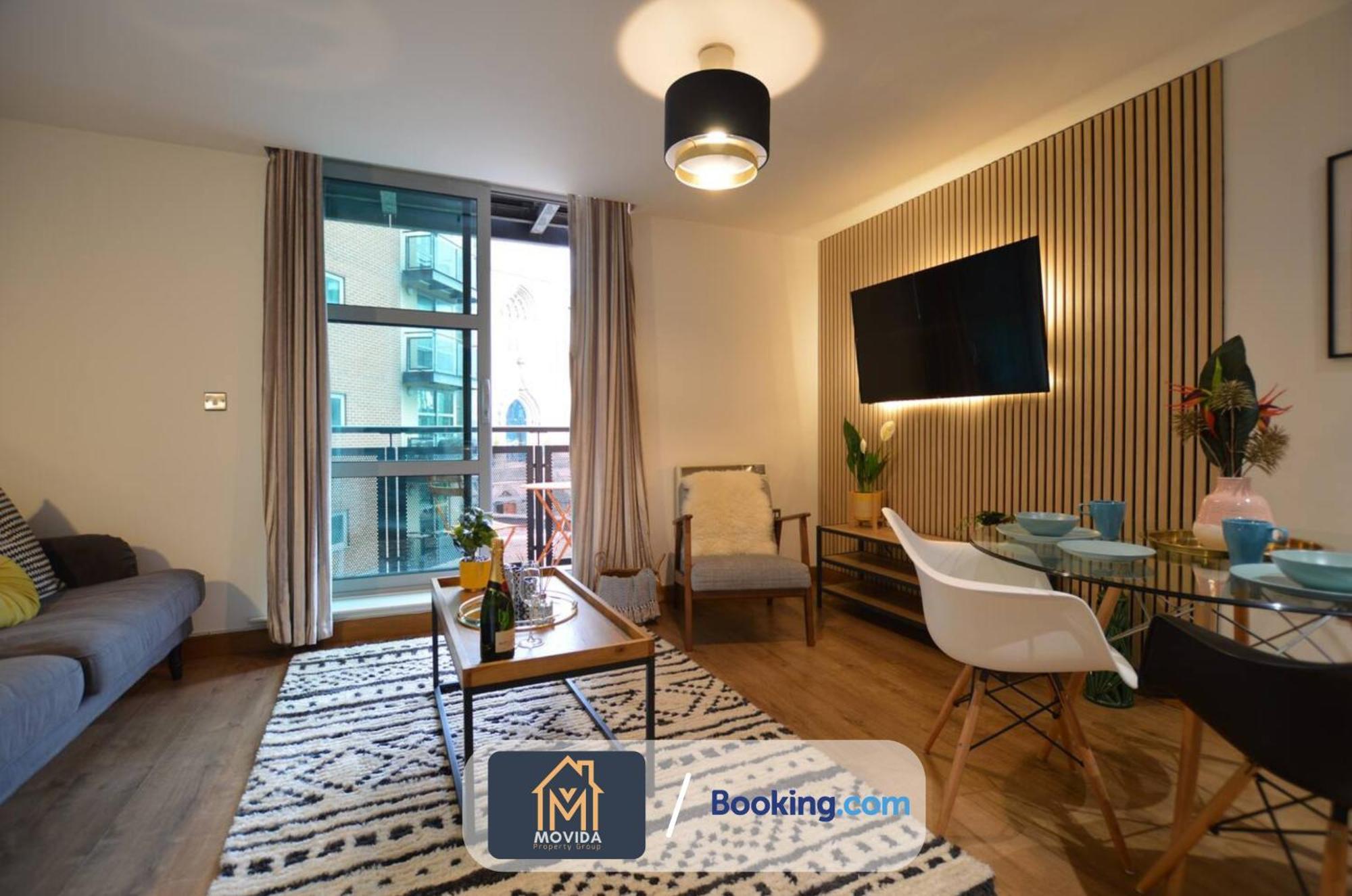 Lgi Stunning 1 Bedroom Apartment By Movida Property Group Short Lets & Serviced Accommodation Leeds  Eksteriør billede