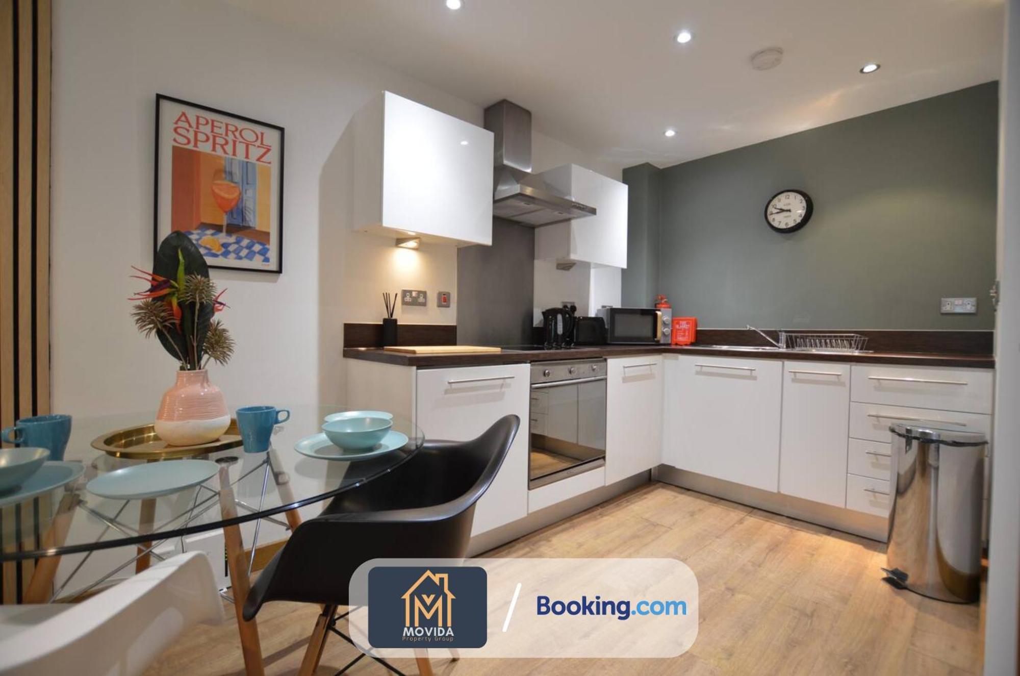 Lgi Stunning 1 Bedroom Apartment By Movida Property Group Short Lets & Serviced Accommodation Leeds  Eksteriør billede